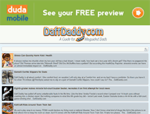 Tablet Screenshot of daftdaddy.com